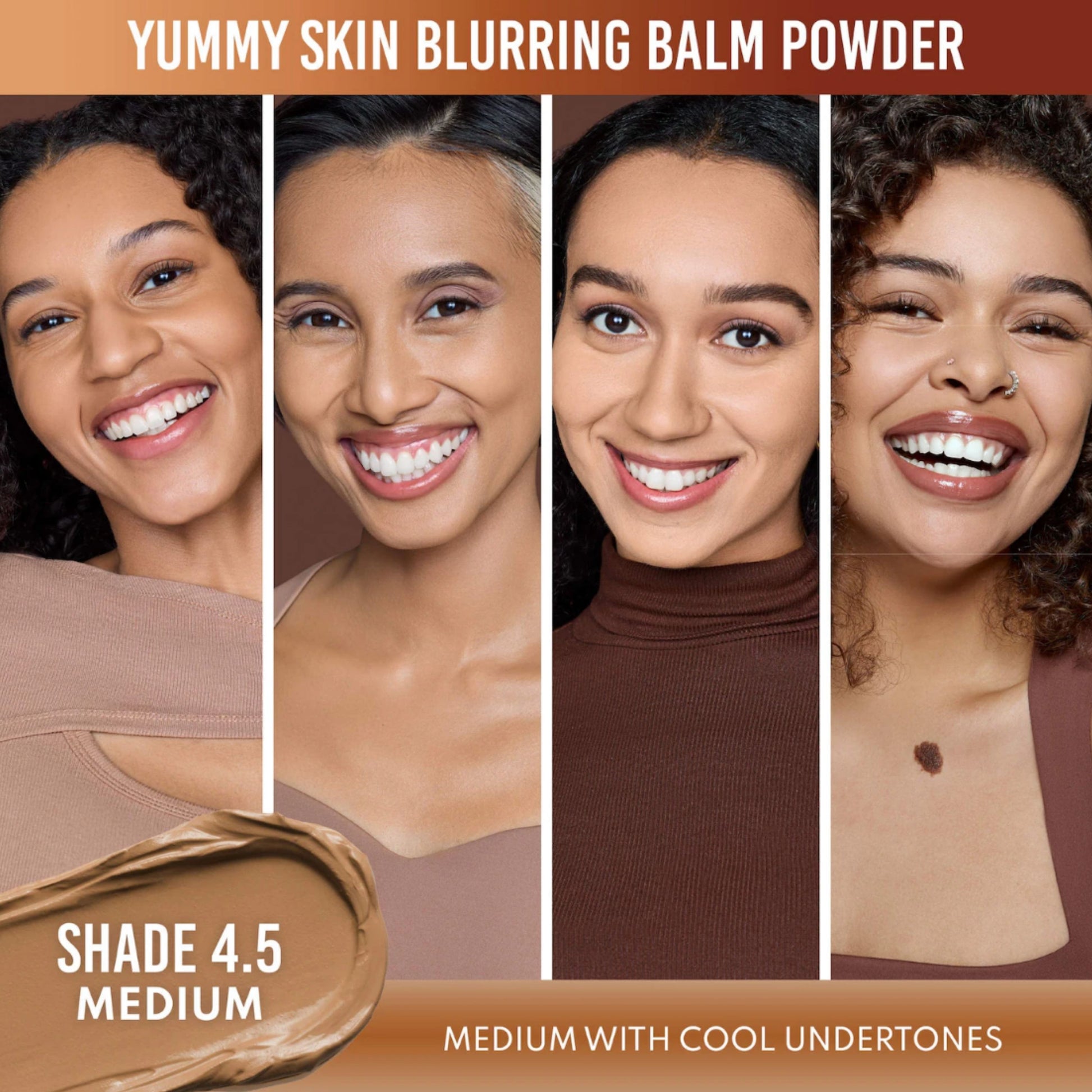 Danessa Myricks Yummy Skin Blurring Balm Powder 18g 4.5 MED w COOL