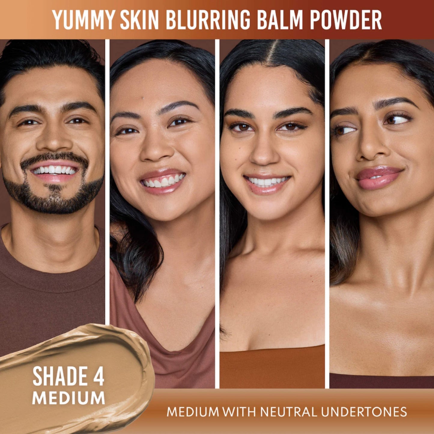Danessa Myricks Yummy Skin Blurring Balm Powder 18g 4 - MED w NEUTRAL