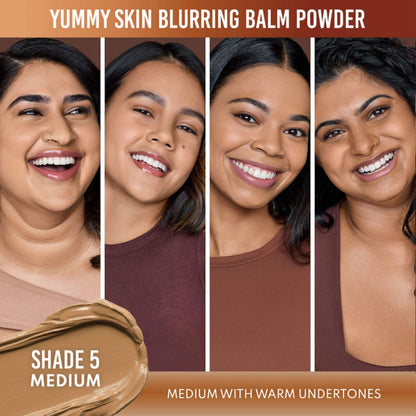Danessa Myricks Yummy Skin Blurring Balm Powder 18g 5 - MED-TAN w GOLDN
