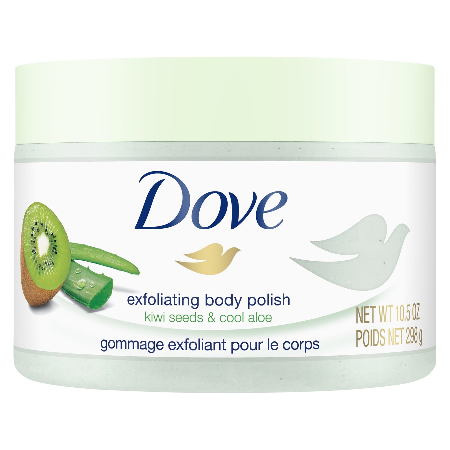 Dove Exfoliating Body Polish 298g KIWI SEEDS & ALOE - GENTLE