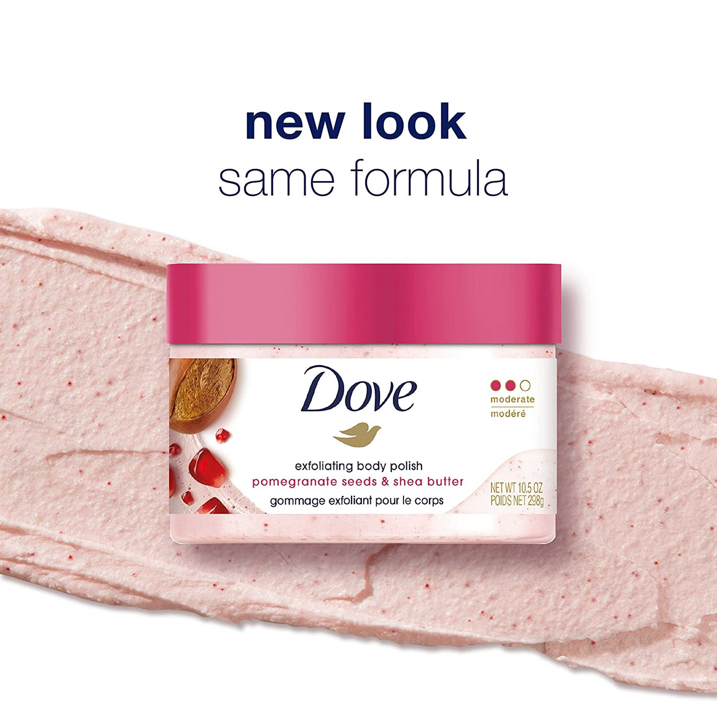Dove Exfoliating Body Polish 298g POMEGRANATE SEEDS