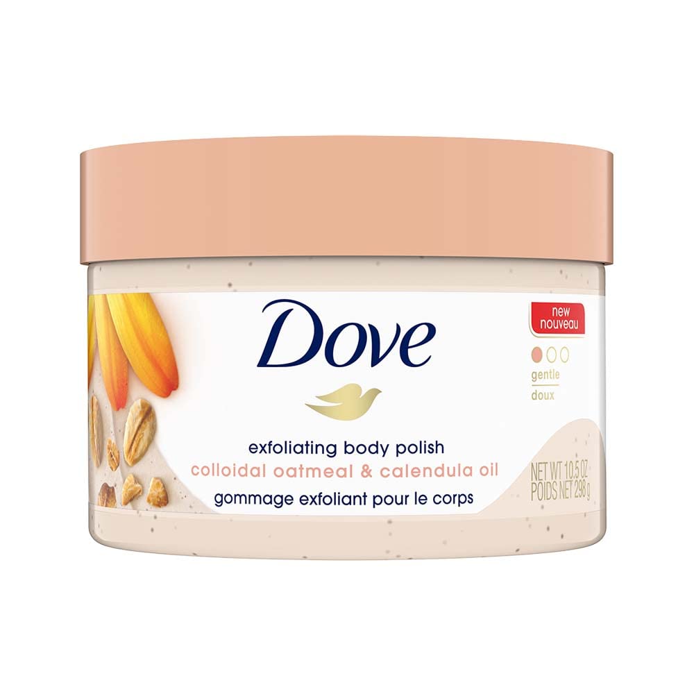 Dove Exfoliating Body Polish 298g COLLOIDAL OATMEAL - GENTLE