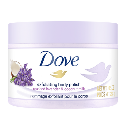 Dove Exfoliating Body Polish 298g LAVENDER & COCONUT - GENTLE