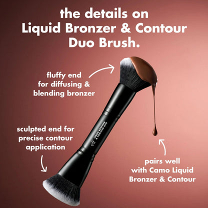ELF Liquid Bronzer & Contour Duo Brush