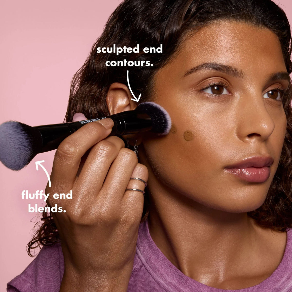 ELF Liquid Bronzer & Contour Duo Brush