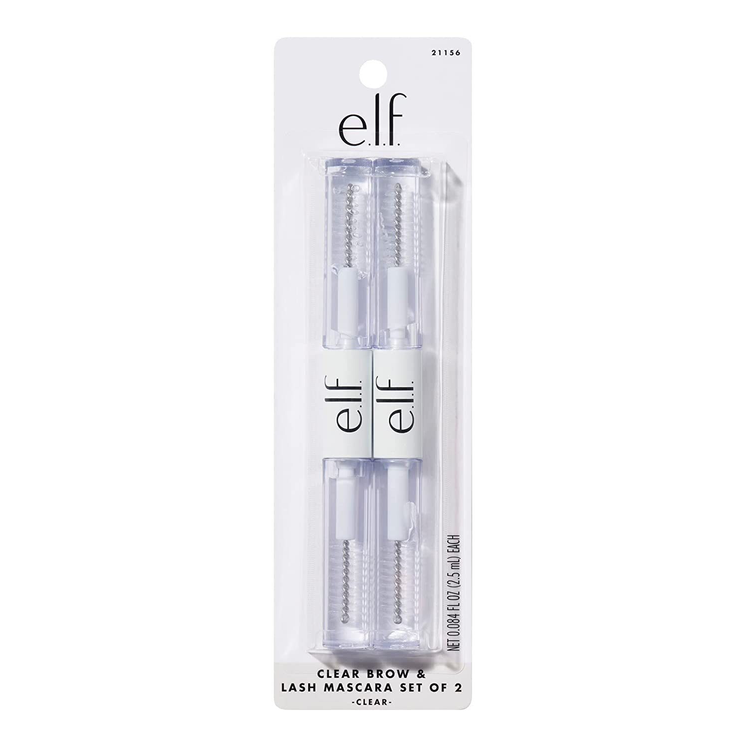 ELF Clear Brow & Lash Mascara 2.5ml 2-PACK