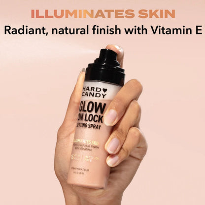 Hard Candy Setting Spray 100ml GLOW ON LOCK