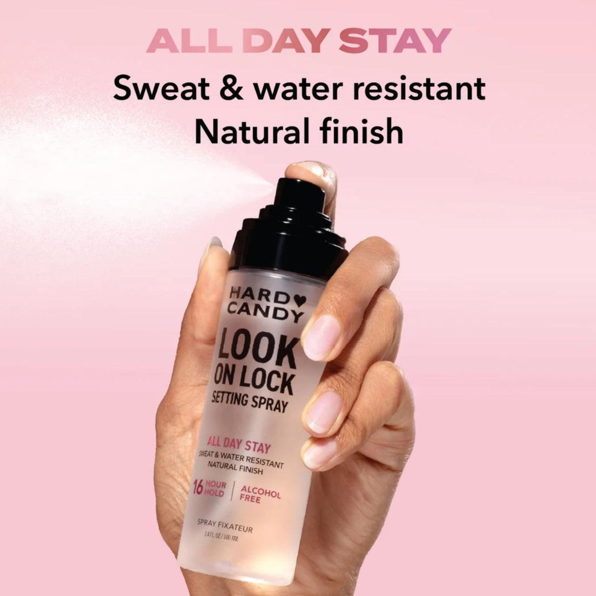 Hard Candy Setting Spray 100ml LOOK ON LOCK