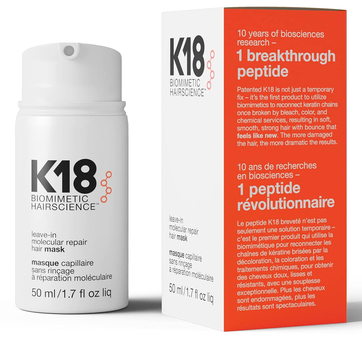 K18 Leave In Molecular Repair Hair Mask 50ml