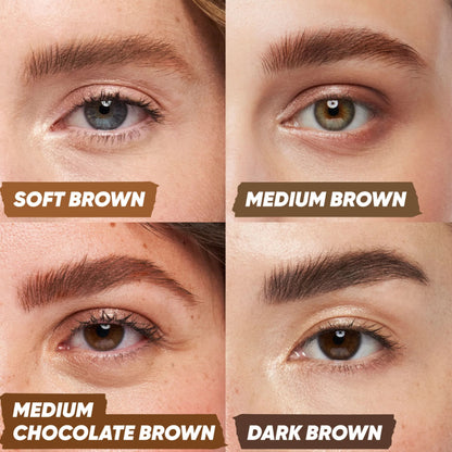 Kosas Air Brow Volumizing Treatment Brow Gel DARK BROWN