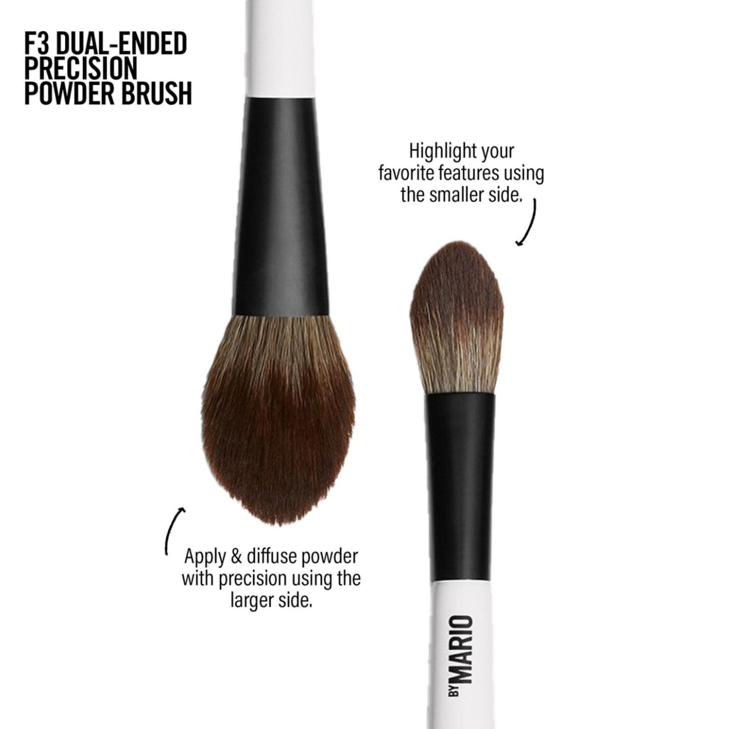 Makeup by Mario F3 Dual Ended Precision Powder Brush