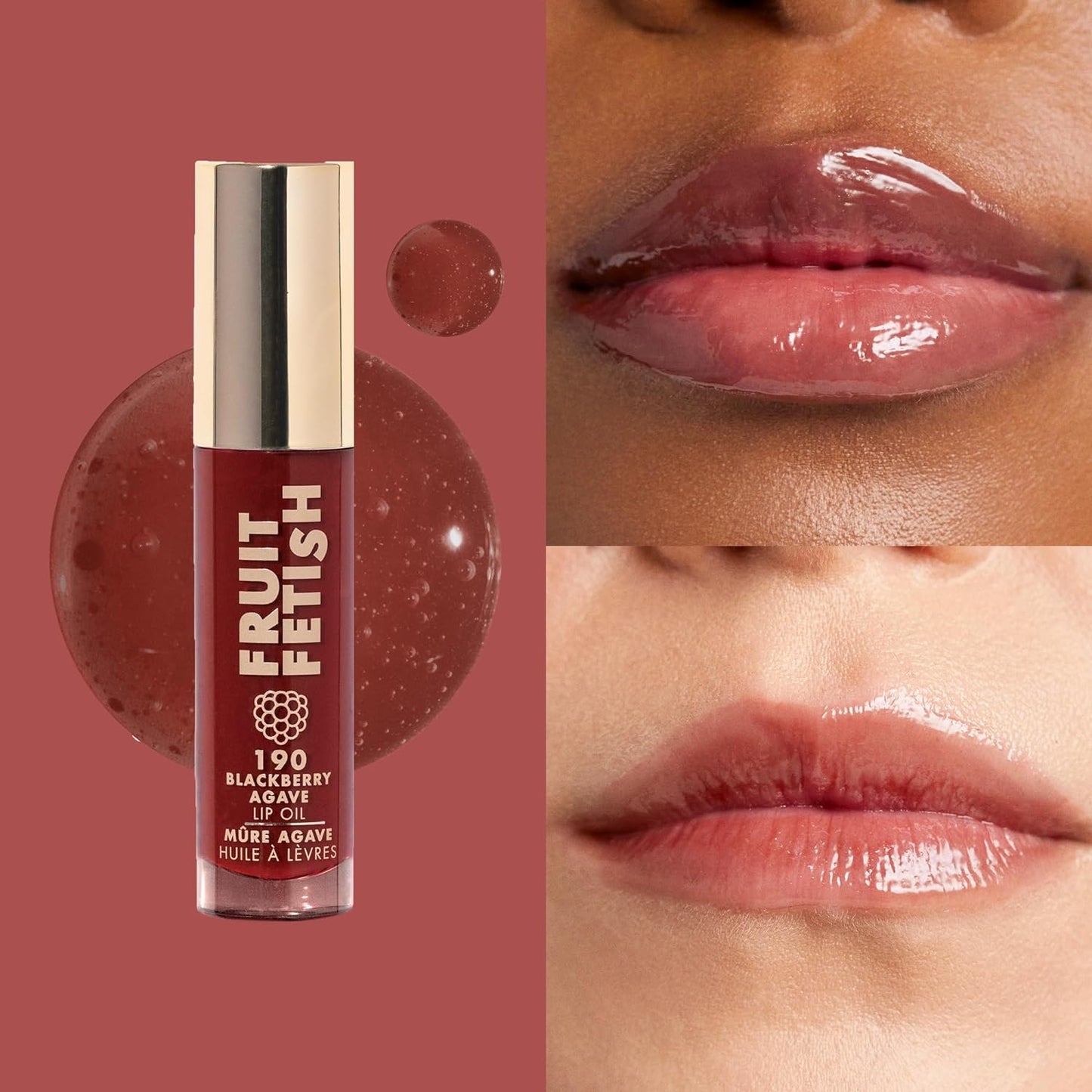 Milani Fruit Fetish Lip Oil 4ml 190 BLACKBERRY AGAVE