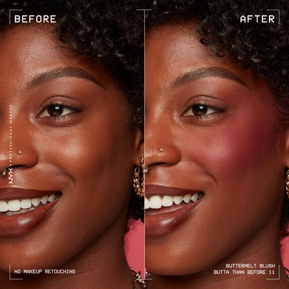 NYX Buttermelt Powder Blush 5g | Fade & Transfer Resistant 11 BUTTA THAN BEFORE