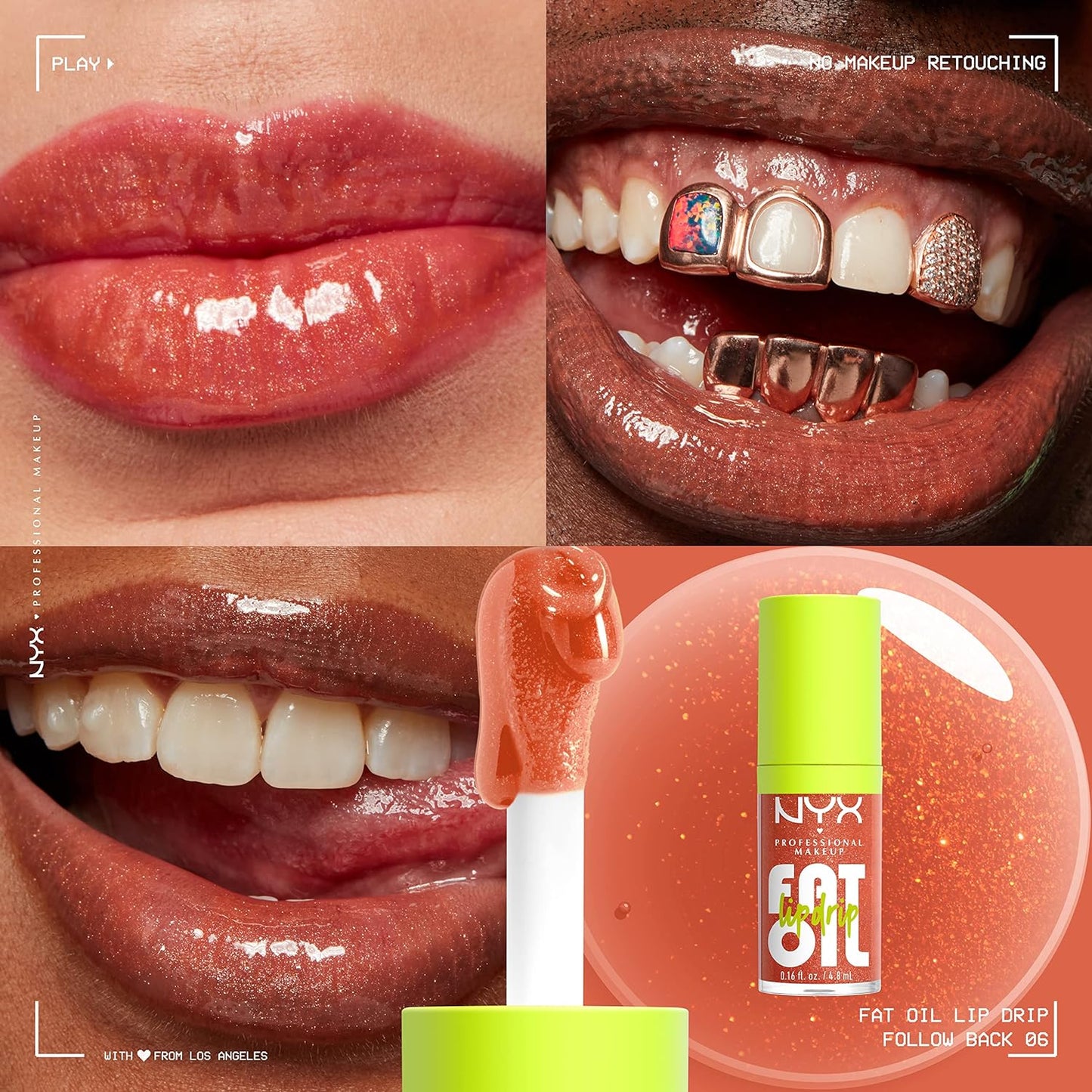 NYX Fat Oil Lip Drip 4.8ml FOLLOW BACK