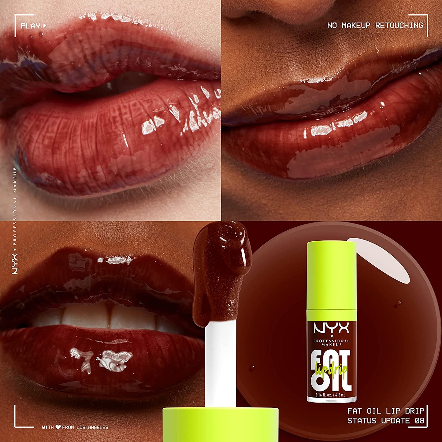 NYX Fat Oil Lip Drip 4.8ml STATUS UPDATE
