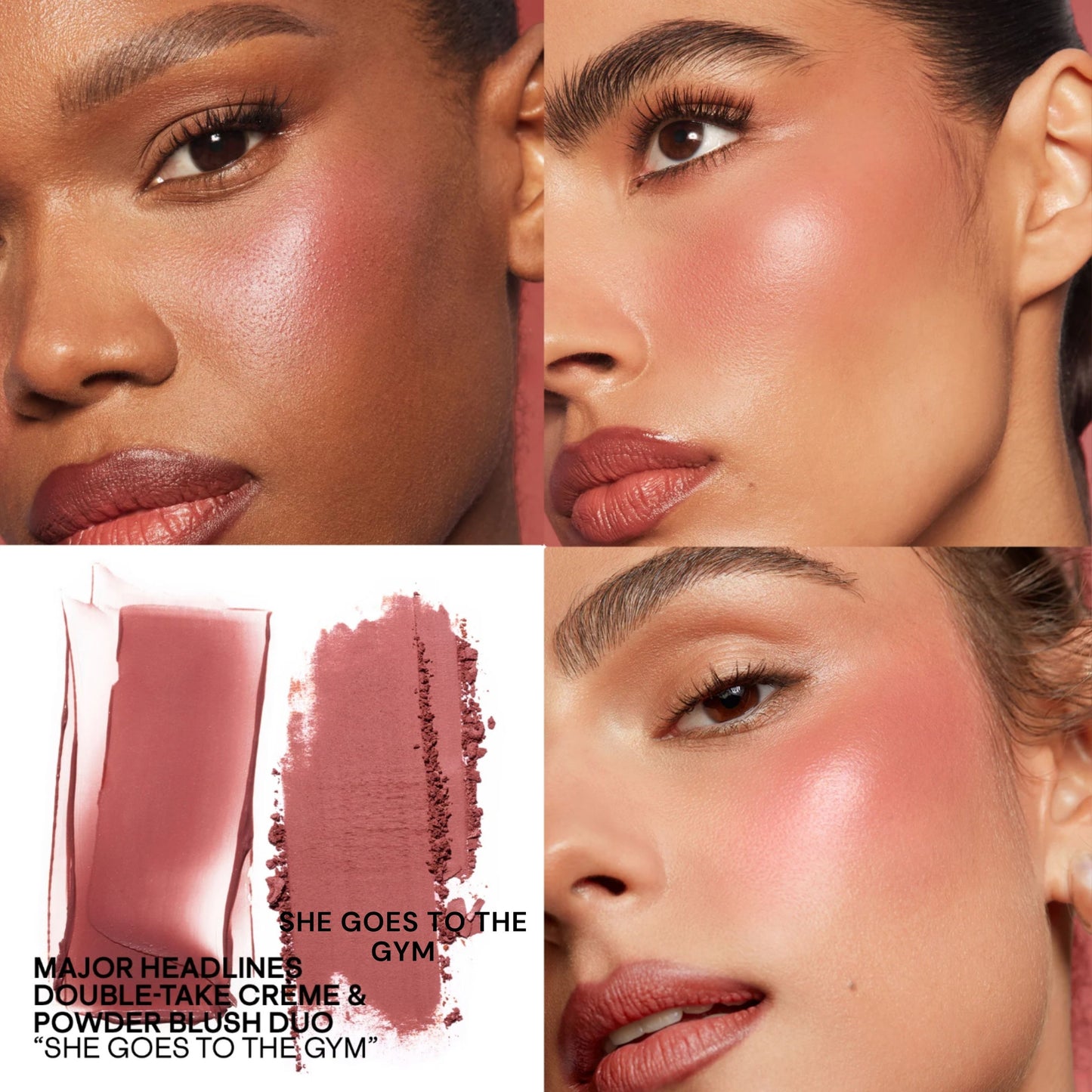 Patrick Ta Major Headlines Double-Take Crème & Powder Blush Duo GOES TO THE GYM