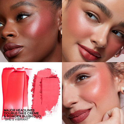 Patrick Ta Major Headlines Double-Take Crème & Powder Blush Duo SHE'S VIBRANT