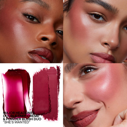 Patrick Ta Major Headlines Double-Take Crème & Powder Blush Duo SHE'S WANTED