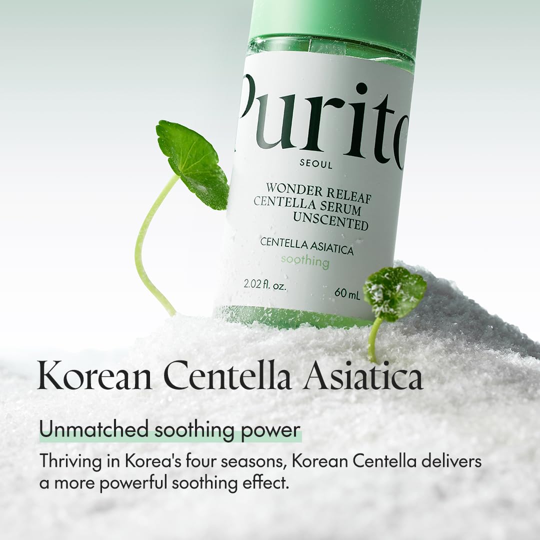 PURITO Wonder Releaf Centella Unscented Serum | Rapid Soothing Serum