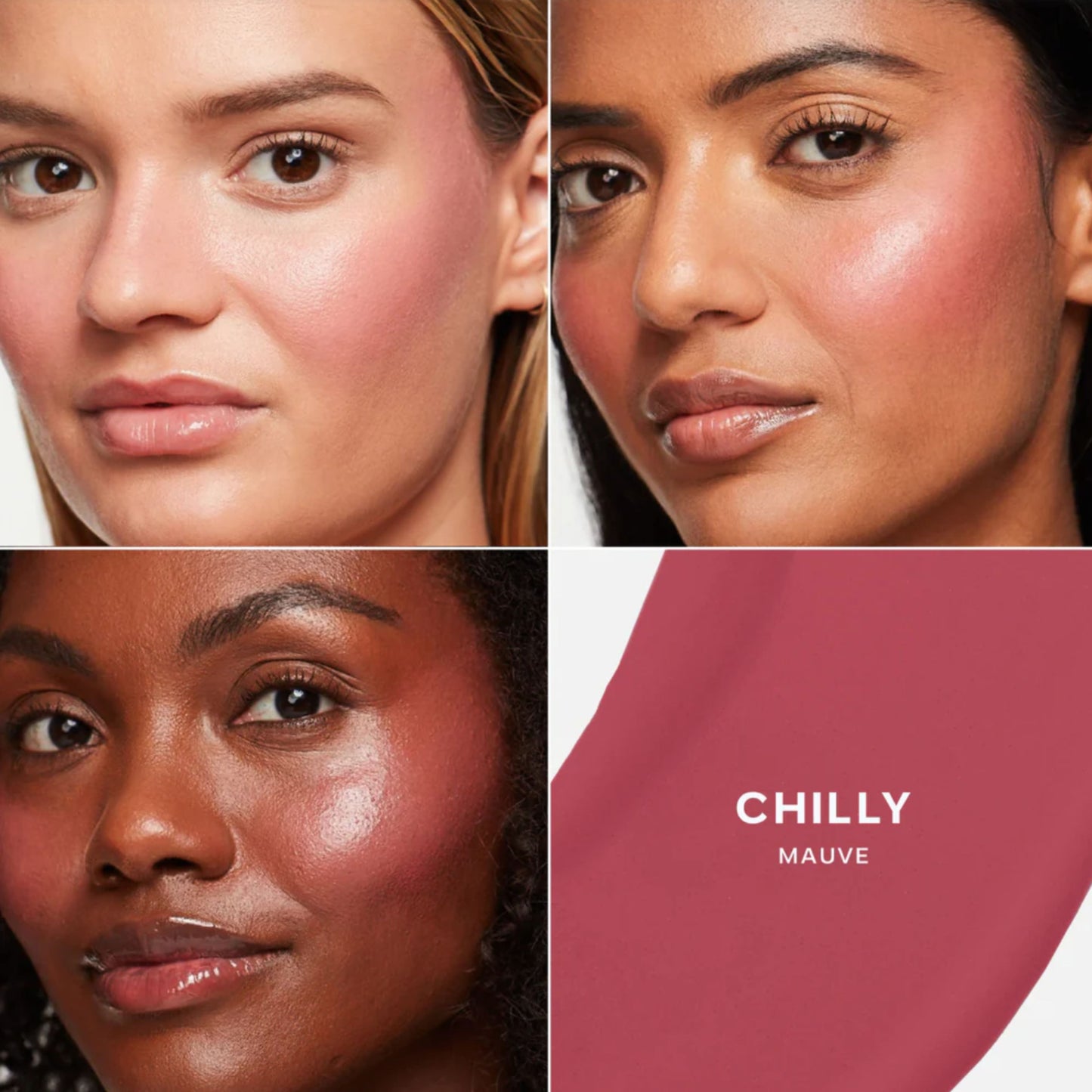 Saie Dew Blush Liquid Cheek Blush CHILLY