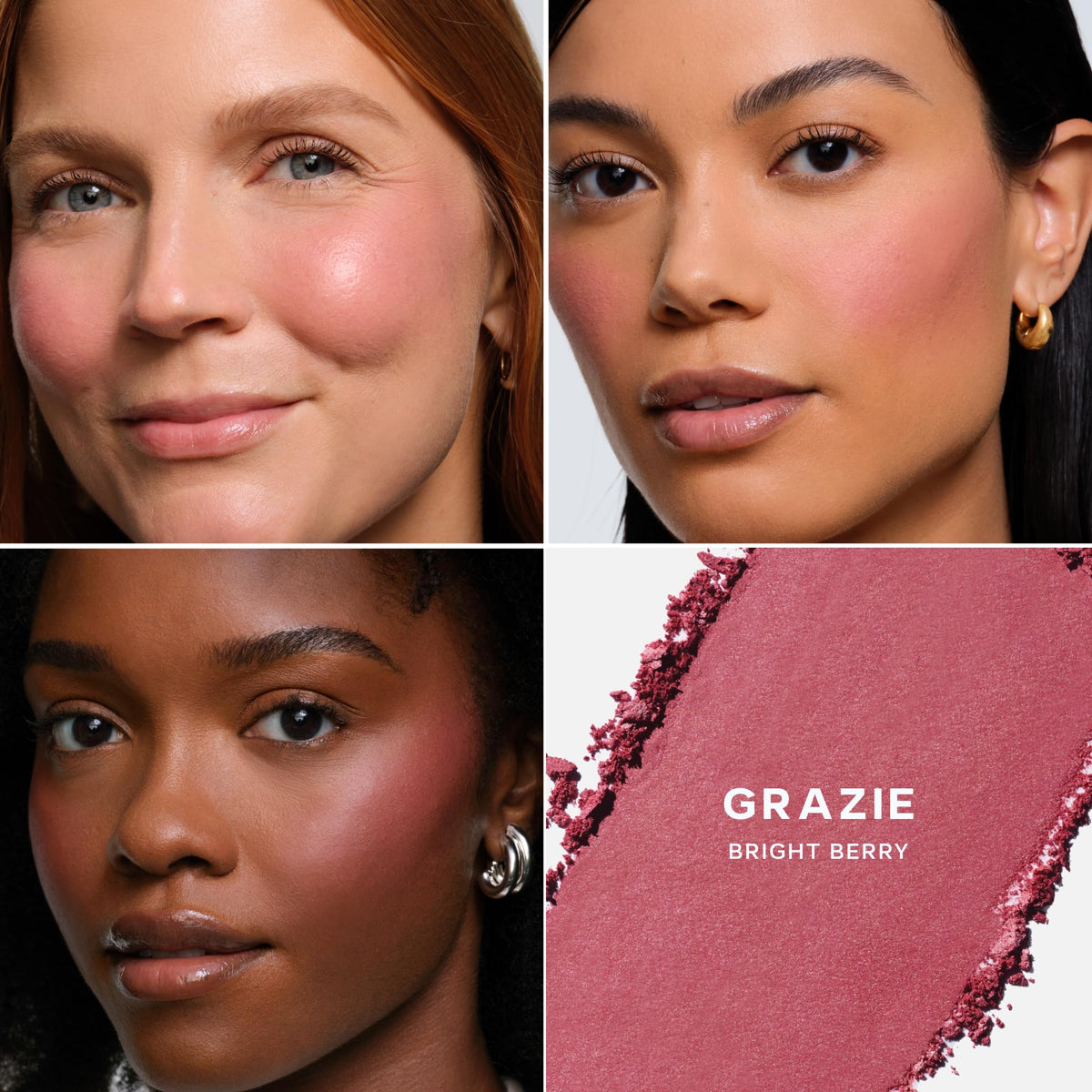 Saie SuperSuede Radiant Baked Powder Blush 3g GRAZIE
