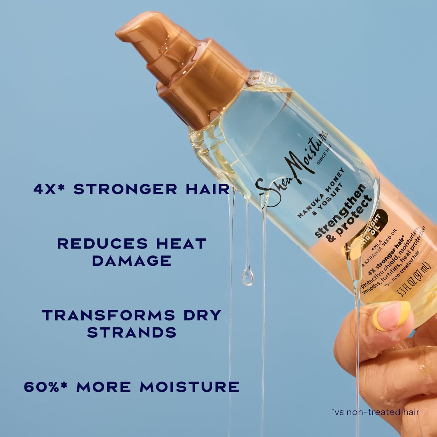 SheaMoisture Strengthen & Protect Manuka Honey & Yogurt Hair Oil 97ml