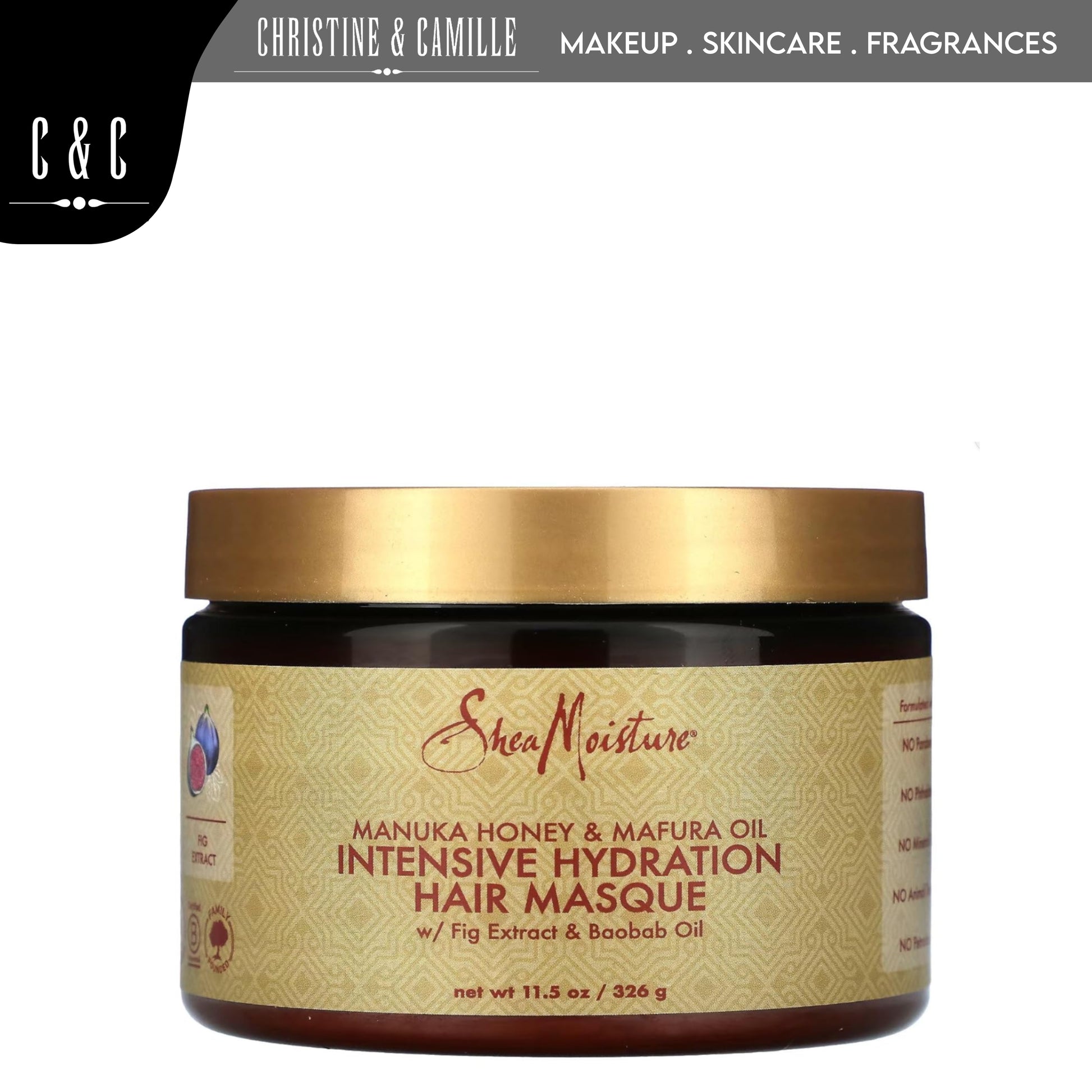 Shea Moisture Intensive Hydration Manuka Honey & Marufa Oil Hair Mask 326ml